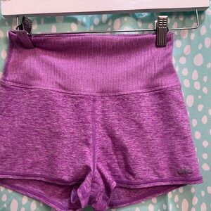 Alo Yoga Women's Purple High-Waist Shorts